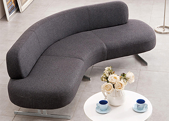 弧形休閑沙發