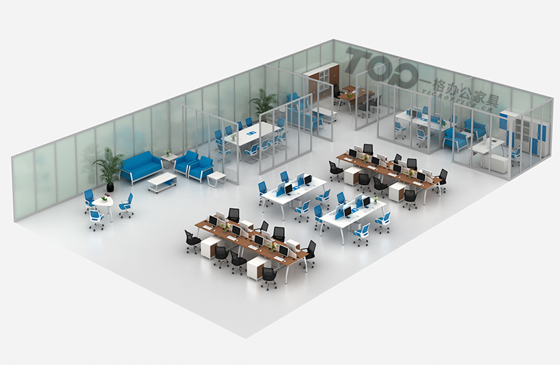 一格辦公家具效果 一格辦公家具效果