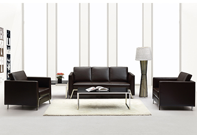 剛腳架皮質系列辦公沙發