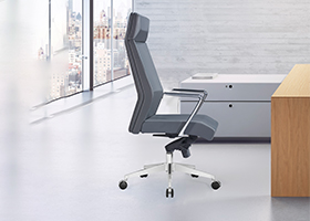 K1916C皮椅班臺椅班前椅會議椅8082